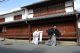 世界遺産の萩城下町で結婚写真