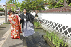 津和野殿町の堀