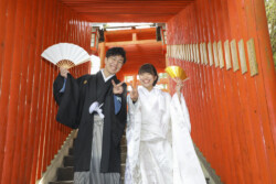 太鼓谷赤い鳥居