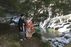 長門峡散策道小道