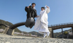 錦帯橋結婚写真