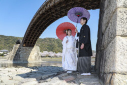 錦帯橋結婚写真