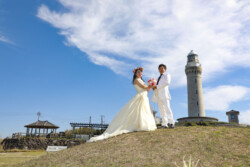 下関市角島灯台 フォトウェディング 角島