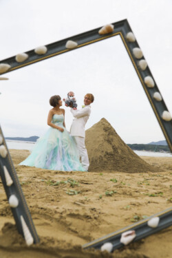 萩ロケ撮影ドレス