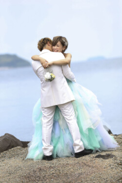 萩ロケ撮影ドレス