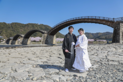 錦帯橋フォトウェディング｜岩国の歴史ある景色でロケーション撮影