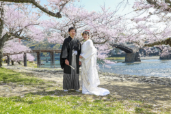 錦帯橋フォトウェディング｜岩国の歴史ある景色でロケーション撮影