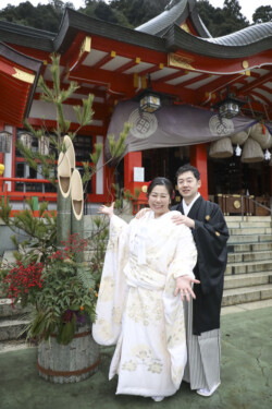 正月と結婚式が一度に来ました 正月と結婚式