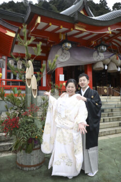 正月と結婚式が一度に来ました 正月と結婚式