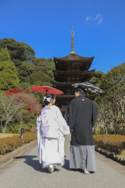 瑠璃光寺五重塔香山公園