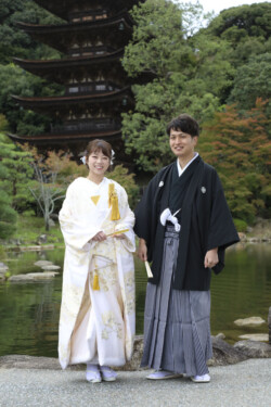 瑠璃光寺五重塔香山公園