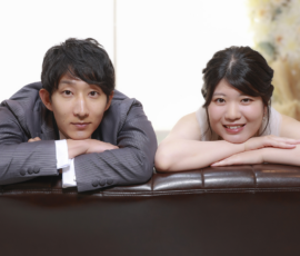 MーWeddingのスタジオ撮影